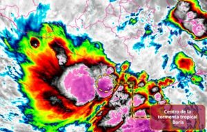 Se forma la Tormenta Tropical Boris a 135 km al suroeste de Acapulco, Guerrero